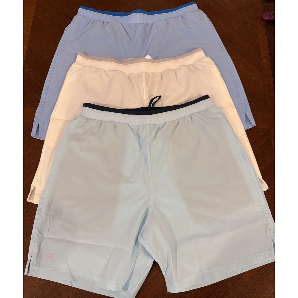 Fabletics Lot Of 3 Fundamental Shorts 7" Unlined Men's Large Athletic Gym